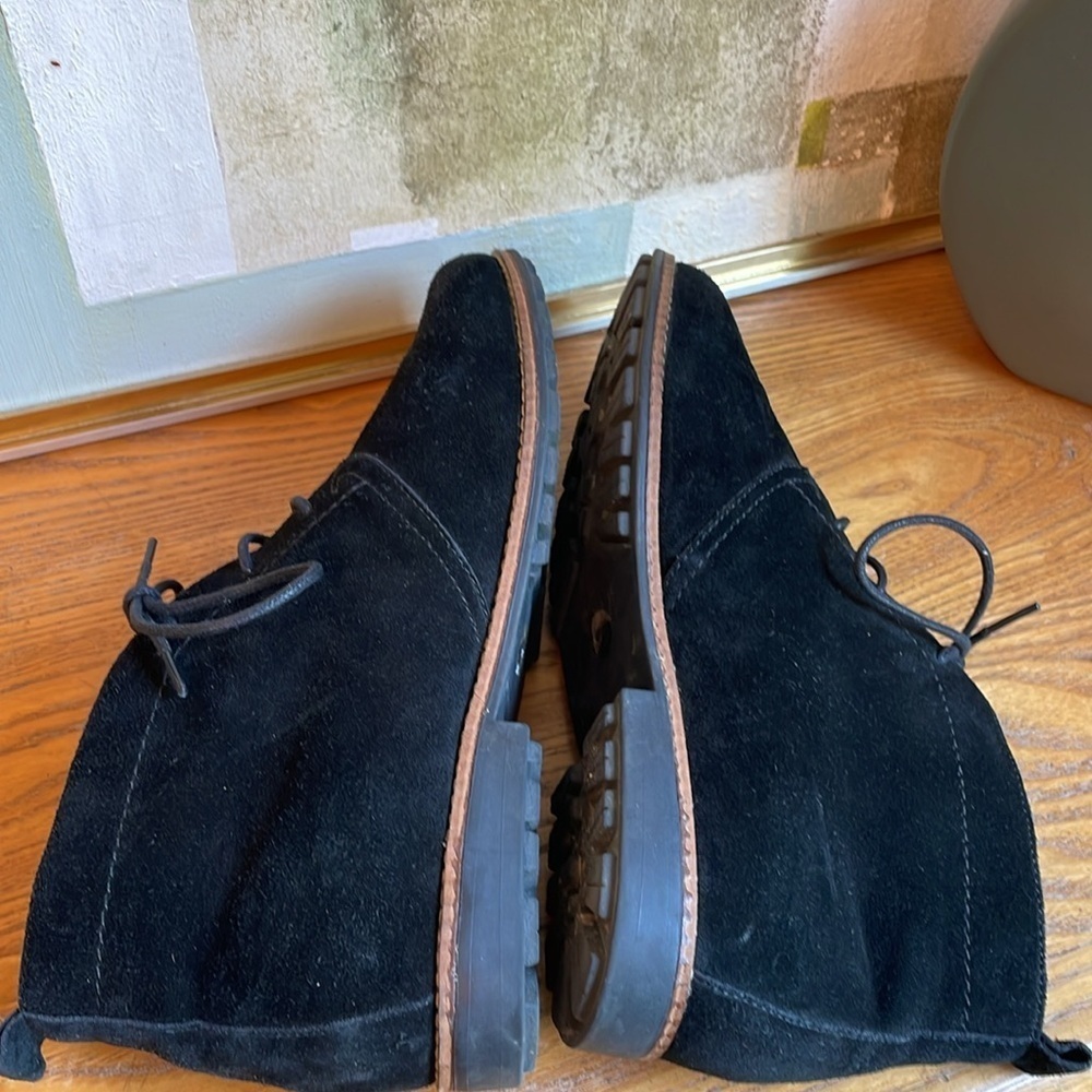 👔 White Mountain black suede lace up desert boots: - Picture 4 of 6